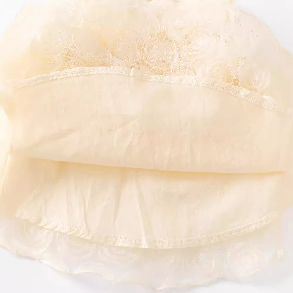 Baby Girl Summer New Sleeveless Rose dress Children's One-Body Clothes Elegant Skirt One-Year-Old Photographing Princess Skirt