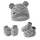 Foreign trade European and American newborn hat anti-scratch gloves foot cover baby hat baby hat newborn baby hat protective gloves