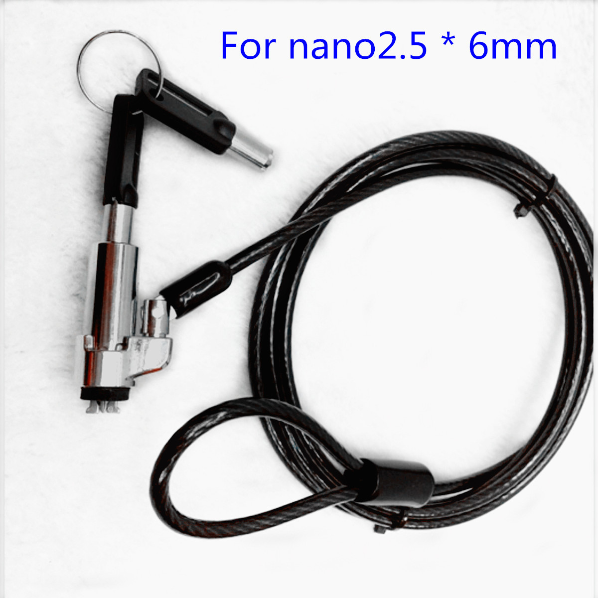 Zinc alloy computer lock 2.5*6mm nano small hole laptop lock for HP HP Lenovo 1.8