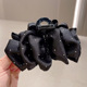 Black Satin Wave Point Cloud Clip
