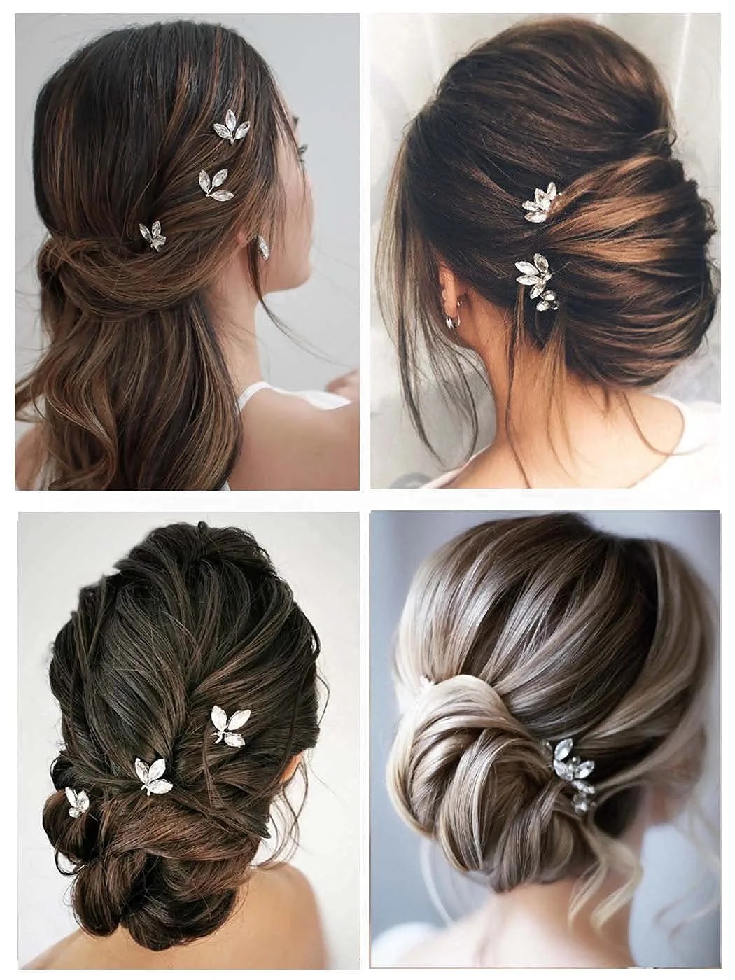 Europe and the United States cross-border 3 a group of diamond hairpin U-shaped hair pin headwear factory direct cross-border wholesale