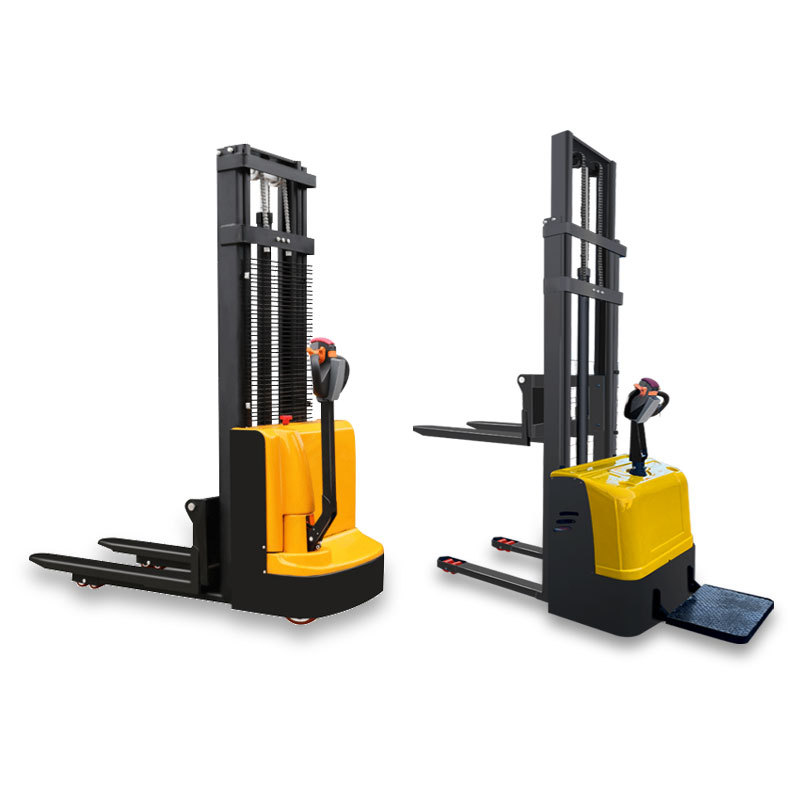 Electric forklift automatic hydraulic lift truck loading and unloading pallet lifting electric stacker forklift truck multi-specification in stock
