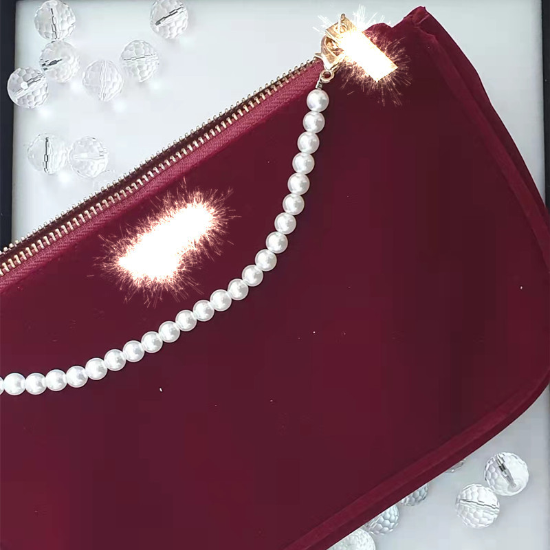 Pearl chain pearl bag chain mobile phone chain pearl chain bag chain pearl chain luggage chain bag chain