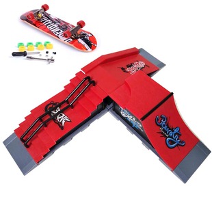 Cross-border Amazon children's finger skateboard venue scene props finger dance competition venue model toy combination