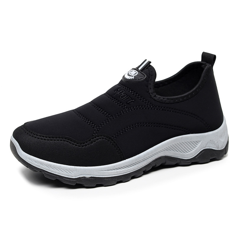The new spring 2023 with a flat bottom low top women's shoes light and comfortable Joker soft bottom middle-aged mother shoes