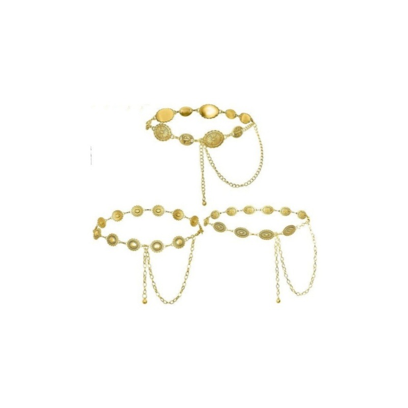 Cadena de cintura de metal retro transfronteriza europea y americana, accesorios de cintura bohemios de estilo étnico delgado y simple para mujer, cadena corporal para chica sexy_voghion.com