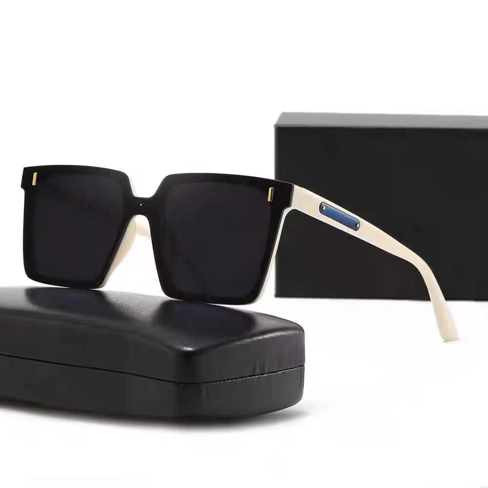 2022 New Mi Nail Sunglasses jm Fashion Advanced Cyber Celebrous Large Frame Slim Little Red Book Hot Sunglasses