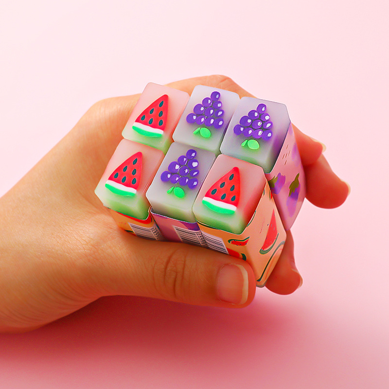 Creative Stationery Fruit Eraser Student Learning Supplies No Dandruff No Mark Children Cartoon Eraser Pencil Eraser