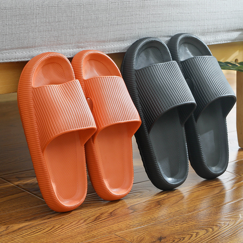 Thick-bottomed sandals and slippers for home women summer light Men's Home soft-bottomed bathroom indoor and outdoor slippers for lovers