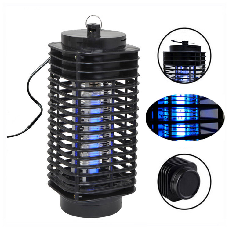 Black King Kong Mosquito Killer Trap Commercial Fly Killer Restaurant Hotel Insect Killer Household Electric Shock Type Electric Mosquito Spatter