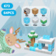 673-Snow Cabin -64 (25MM Super Size 8 Strong Magnets)