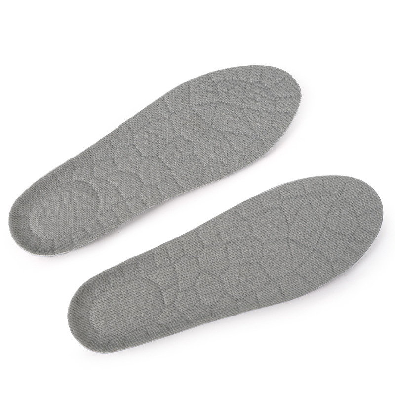 New pop rice air cushion sports insole breathable sweat absorbent high elastic cushioning thickened soft running military training men and women