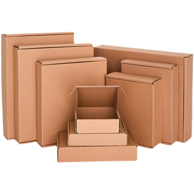 Flying machine Box Flat express carton delivery packaging take-out packaging carton wholesale special hard small carton logo printing