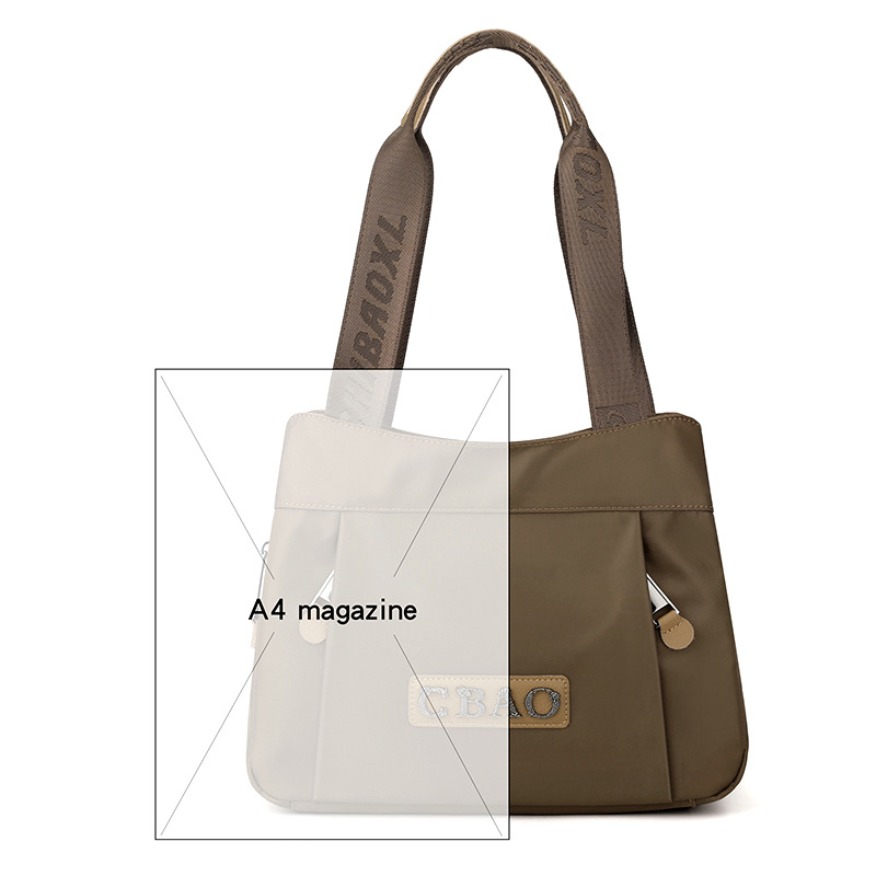 Cross-border supply foreign trade 2024 spring new tote bag shoulder bag computer bag commuter bag women's bag oxford cloth