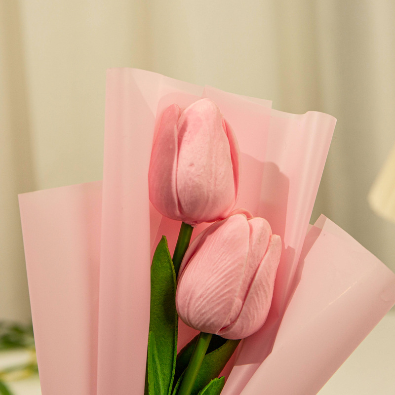 2024 New Teachers' Day Gift for Mother Female Teacher Practical Small Gift Tulip bouquet High Sense Gift Box