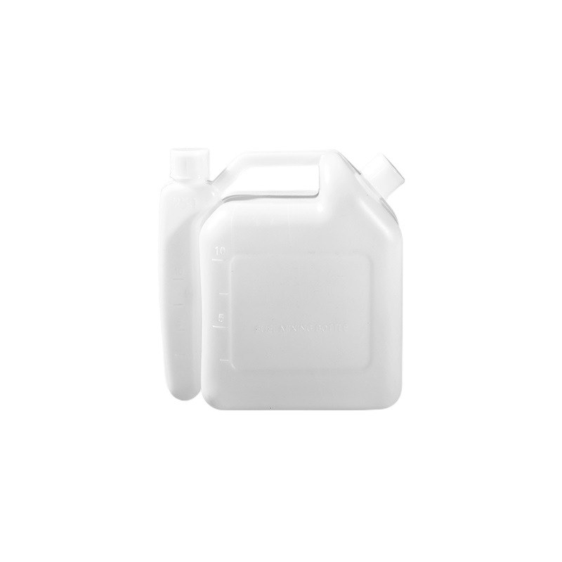Oil ratio pot two-stroke lawn mower chain saw gasoline 50:1 mixed 2T thickened 5 liter ratio pot 25: 1