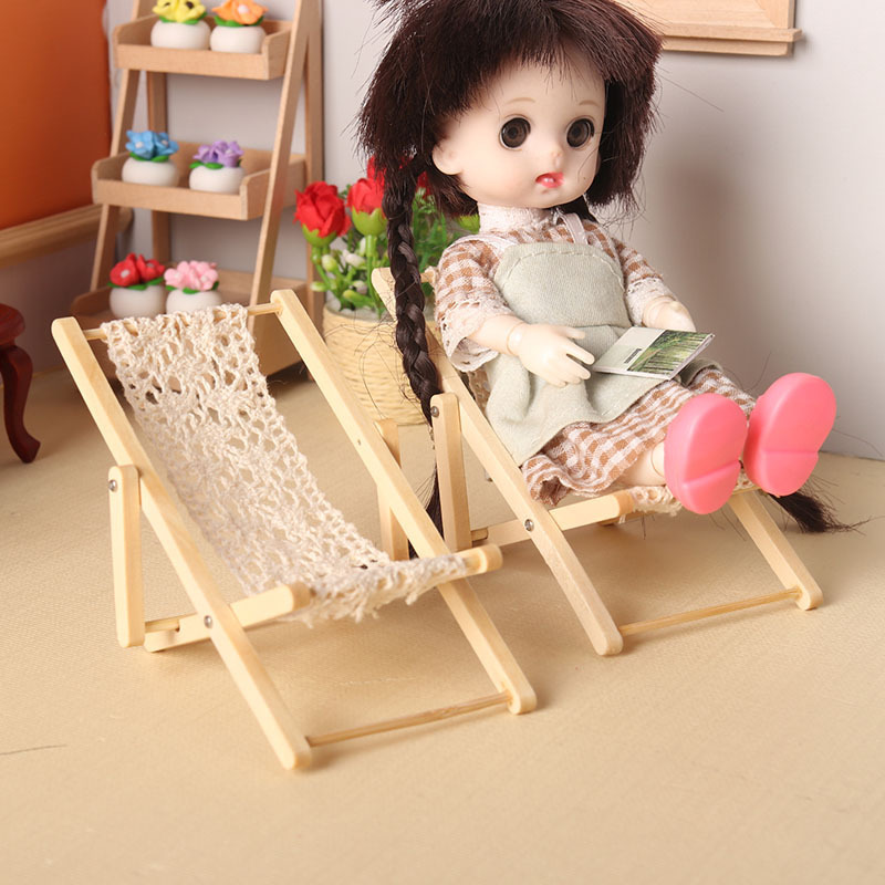 ミニチュアモデル12分レジャー椅子昼休み寝椅子ミニモデルob11人形屋dollhouse|undefined