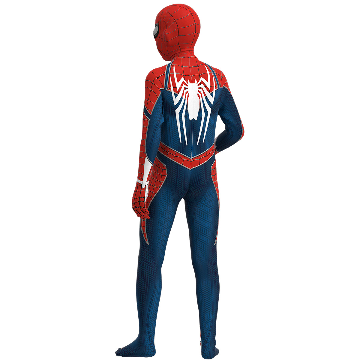 White Spider-Man clothes children Boy Cartoon Summer boy clothing quick-drying toy tight jumpsuit suit