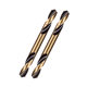 Double-headed twist drill high speed steel HSS straight shank stainless steel metal drilling double-edged drill hand electric drill reaming tool