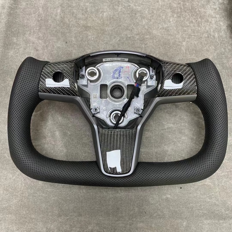 テスラyokeハンドル工場改造model 3/Yメーカー直販炭素繊維飛行機盤を適用|undefined