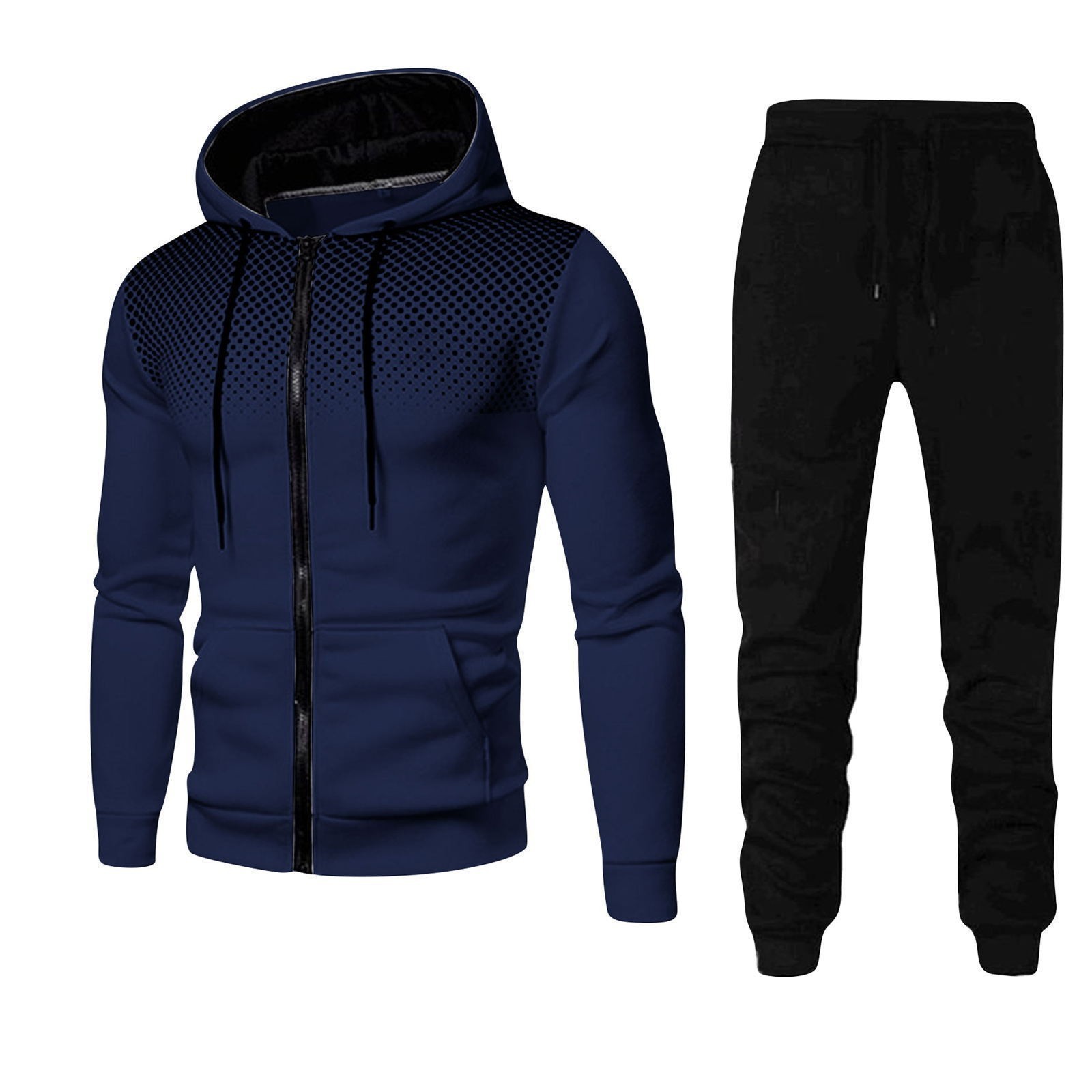 New sweater trousers cross-border foreign trade Amazon sports fitness men's autumn and winter men's suit