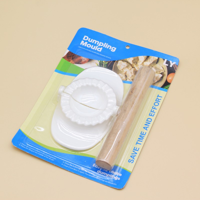 Dumpling rolling pin suit dumpling making artifact dumpling rolling kitchen utensils two yuan store supply wholesale