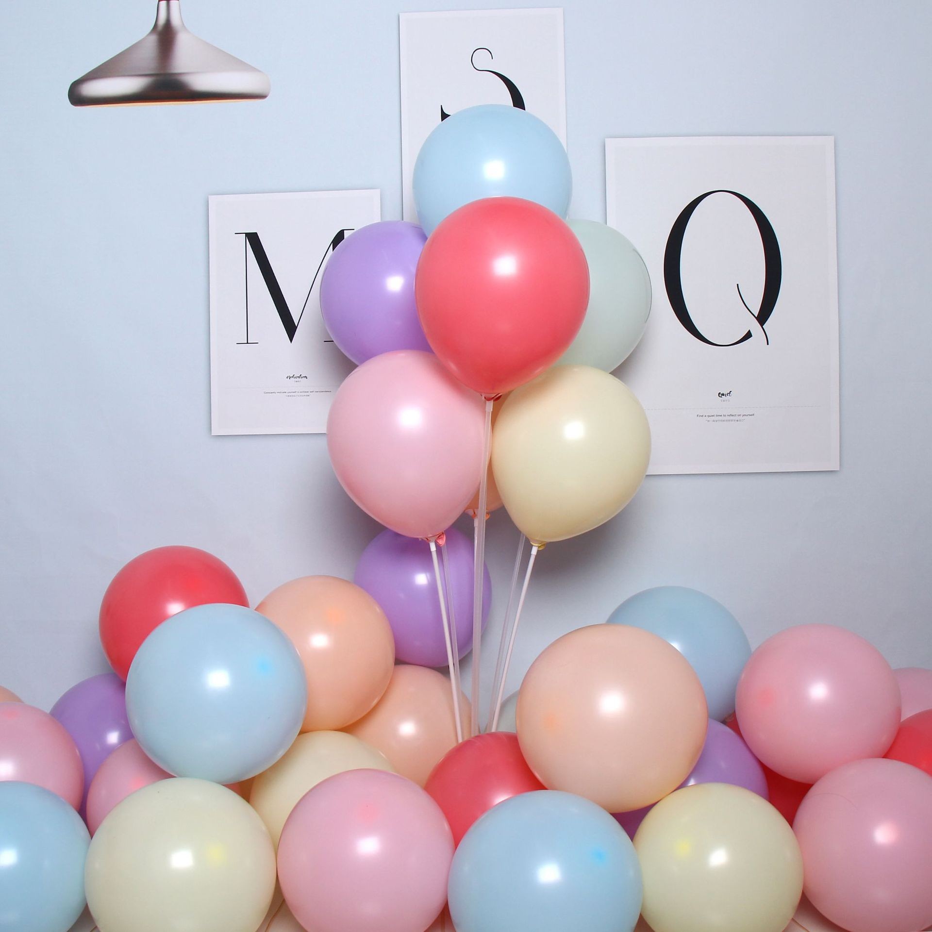 Maca color balloon monochrome thickened latex balloon 5-inch 10-inch 12-inch 18-inch 36-inch birthday party balloon
