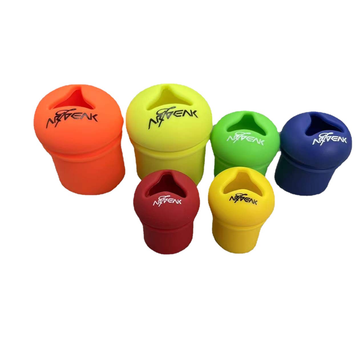 Manufacturers supply Aochi Peak opening rear plug fishing rod rear plug Rod tail plug silicone high elastic rear plug fishing accessories