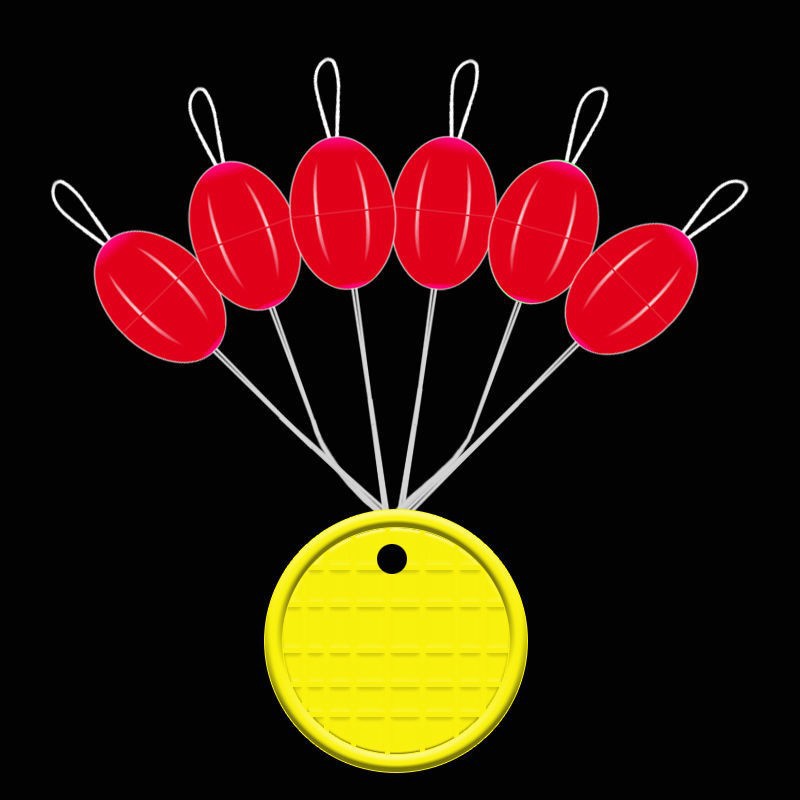 Competitive Big Silicone Positioning Space Bean Luminous Olive Silver Carp and Bighead Carp Fishing Group 789 Fishing Tackle Shop Special Accessories