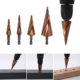 Foreign trade wholesale cross-border M35 cobalt-bearing pagoda drill stainless steel drilling bit high speed steel double spiral step drill