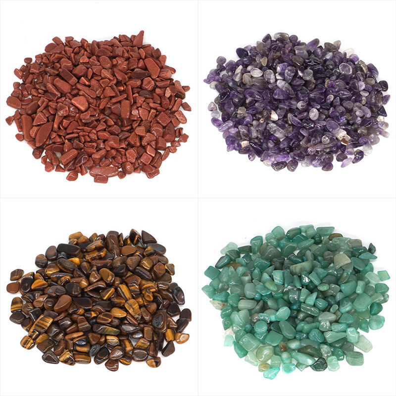 Natural Crystal Gravel Degaussing Crystal Amethyst Gravel Powder Crystal Lapis Lazuli Aromatherapy Polished Crystal Stone Spot
