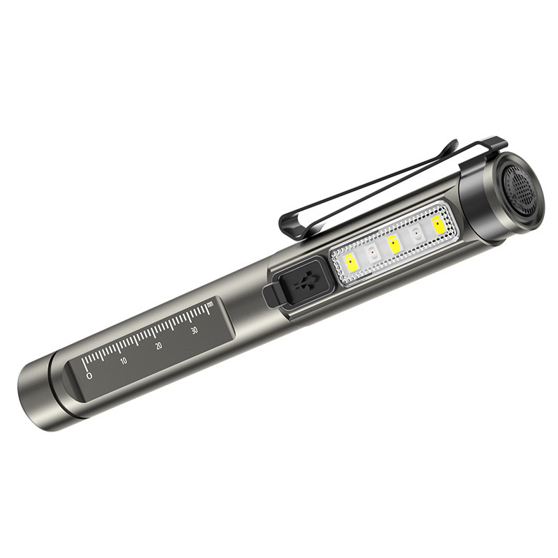 新型クロスボーダー双光源ペンライト充電可能懐中電灯医療用ミニ口腔眼科瞳灯看護師が部屋を調べます。|undefined
