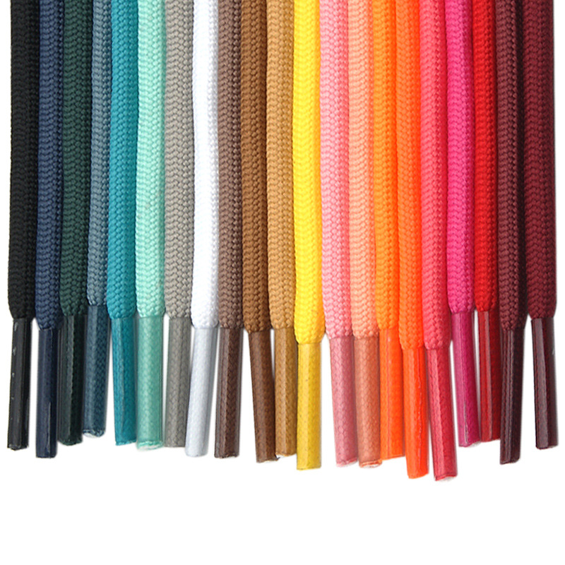 In stock clothing accessories 4.5mm encryption polyester round pants rope hat windproof rope sports round shoelace