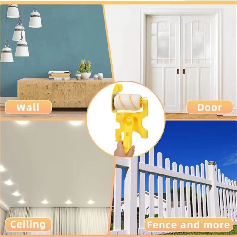 Trimming color separation roller brush multifunctional paint brush no dead angle fine brush paint latex paint wall color separation tool
