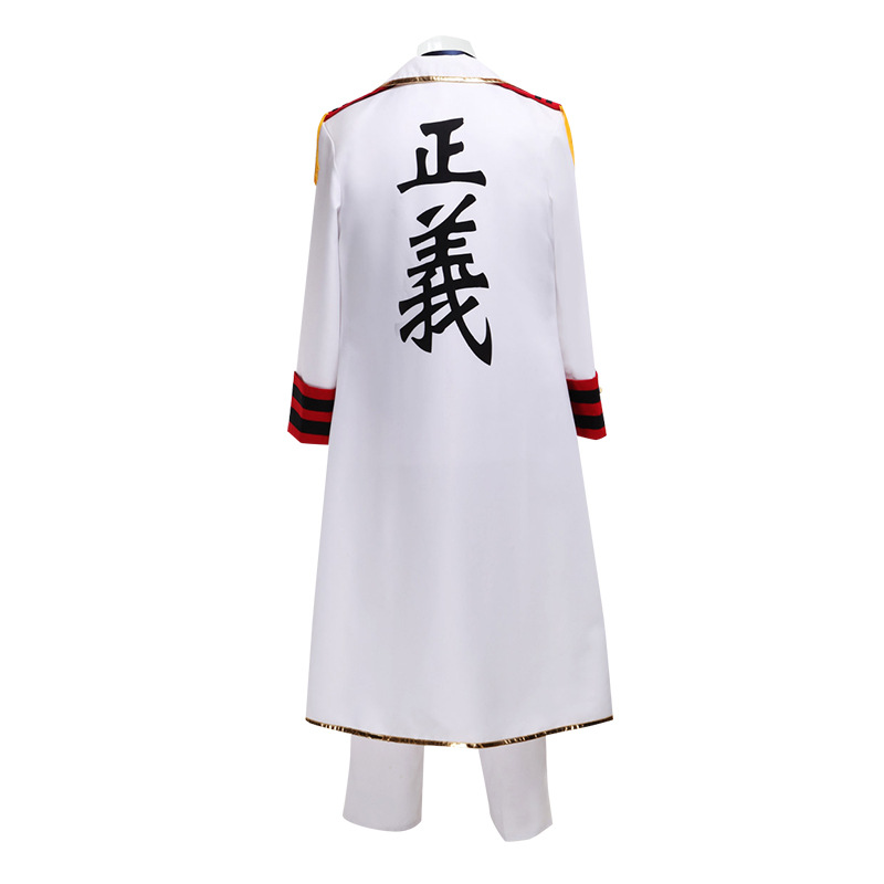 One Piece cos Navy Lieutenant General cos Luffy Grandpa Cape Full Set Anime cosplay Costume