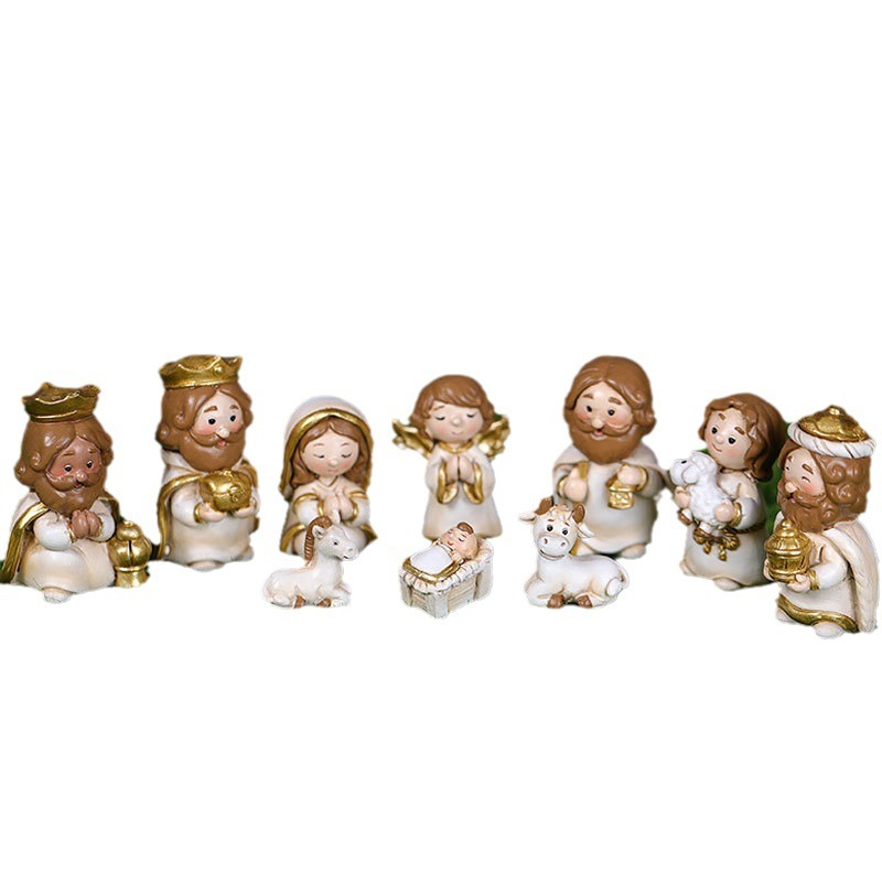クリスマスledランプアニメ誕生馬槽組置物創意クリスマス祝日プレゼント装飾品クロスボーダーアマゾン|undefined