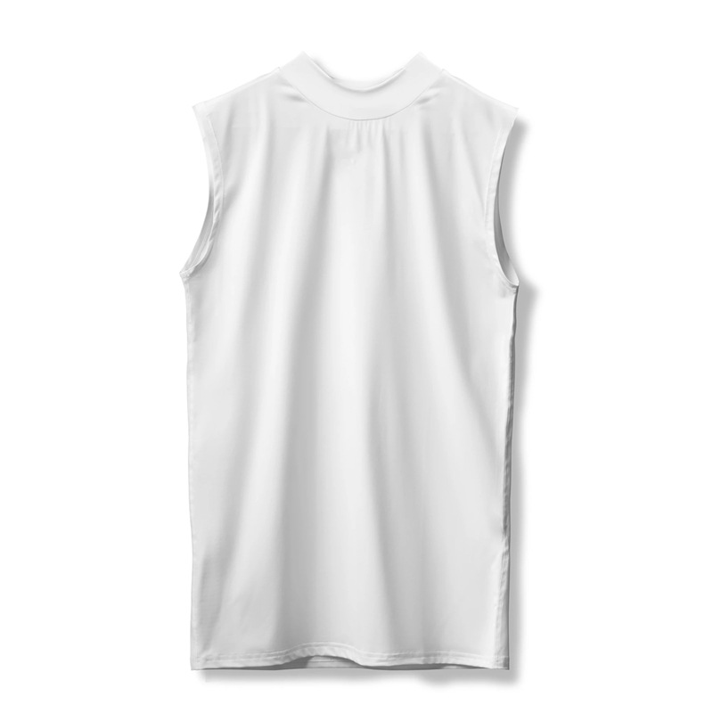 Men's Summer Tight-fit Sports Waistcoat Sleeveless T-shirt Fitness Basketball Vest Super Elastic Quick-drying Running Training Top