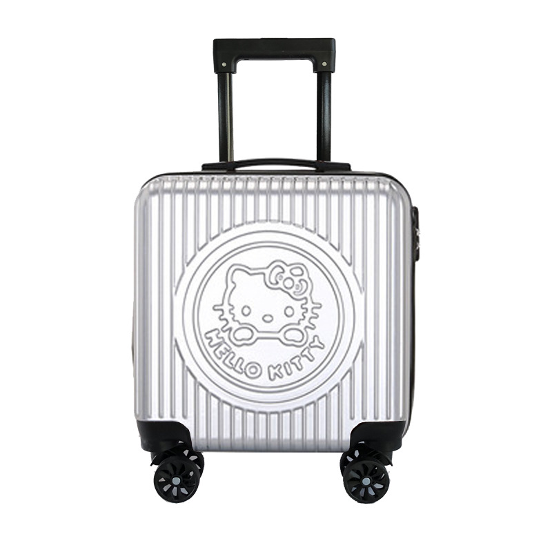 New 20 inch children's trolley case cute kitten cartoon luggage universal wheel boarding case large capacity suitcase