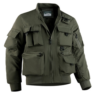 Cross-border bomber jacket men's baseball uniform functional multi-pocket jacket European and American three-proof assault clothing tooling 8809