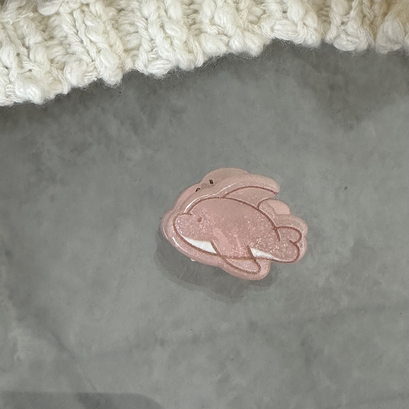 Piccolo pesce delfino presa divertente carina ragazza capelli indietro artiglio updo squalo clip creativo testa posteriore capelli presa copricapo_voghion.com