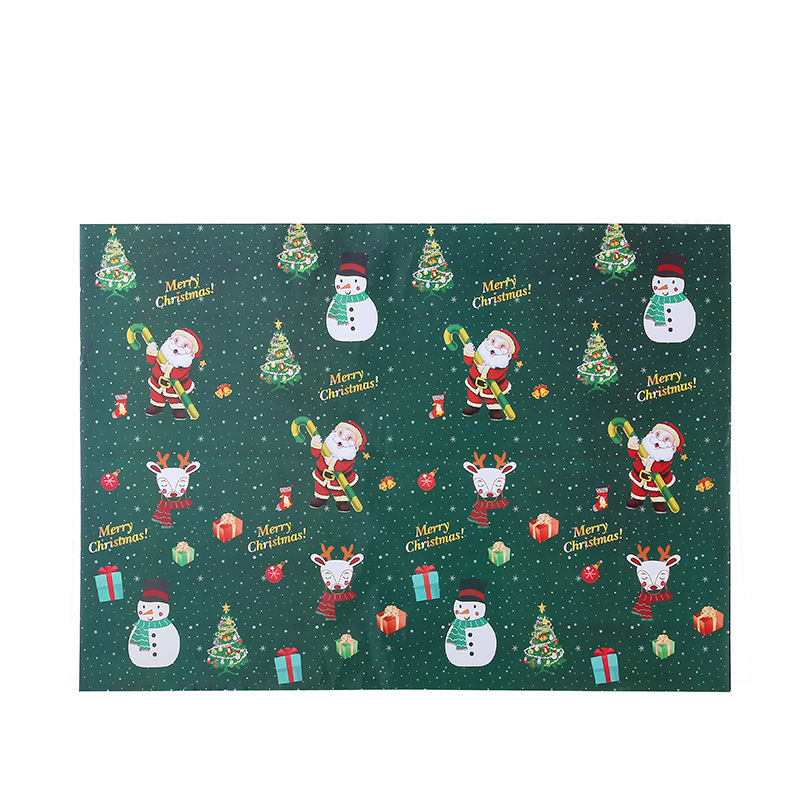 Factory spot wholesale Christmas wrapping paper Christmas gift box wrapping paper double-sided color printing bouquet wrapping paper