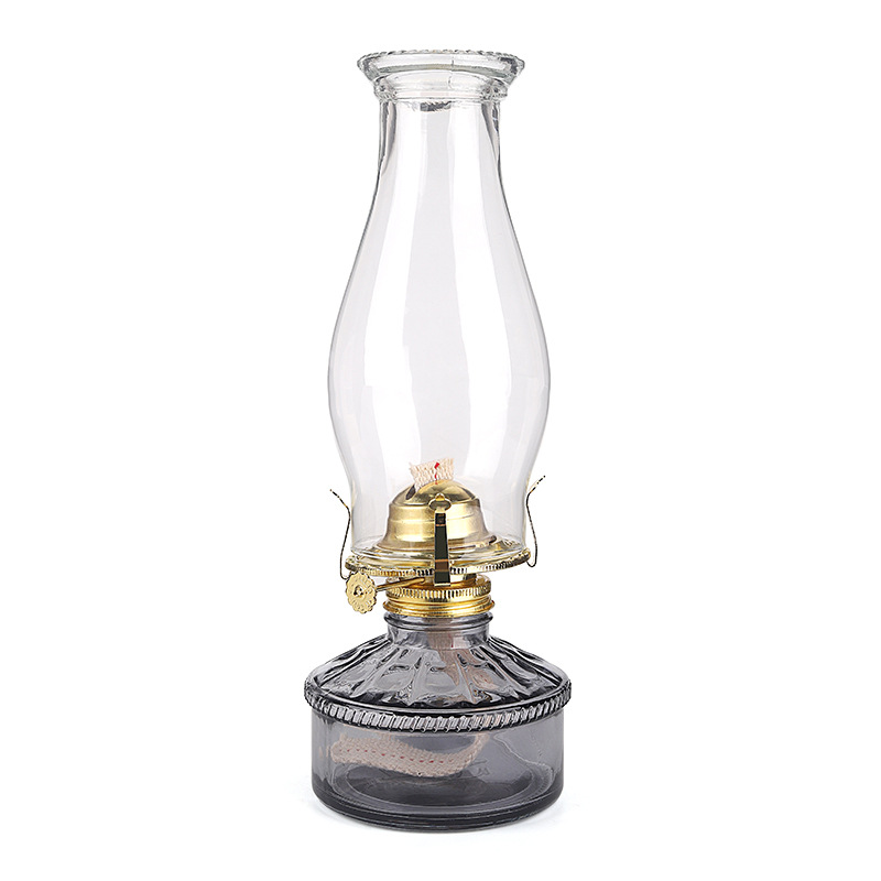 Export classic ink bottle glass kerosene lamp butter lamp paraffin oil indoor and outdoor atmosphere lighting rendering