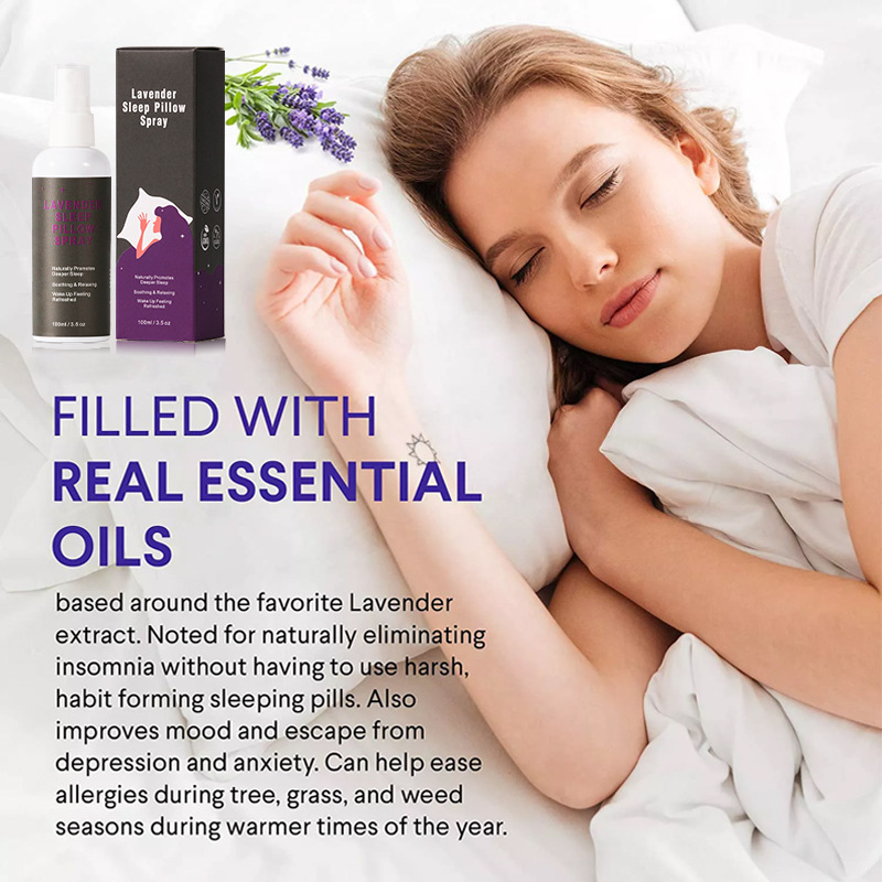 Cross-border English Lavender sleep spray Insomnia Help sleep Foreign Trade sleep spray