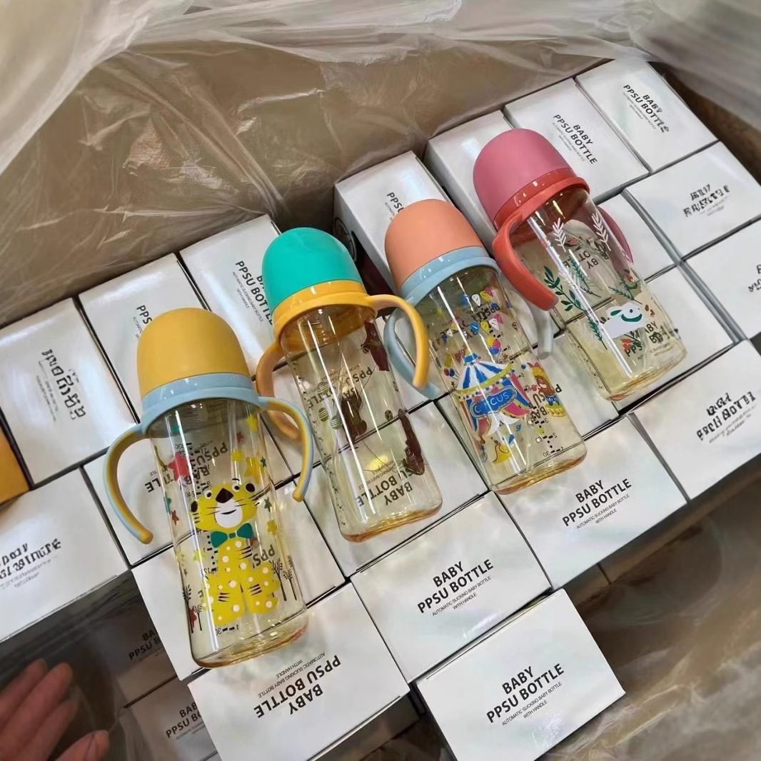 Straw Bottle Yan Value Bottle GPPSU Water Cup Color Box Packaging Bottle Gift