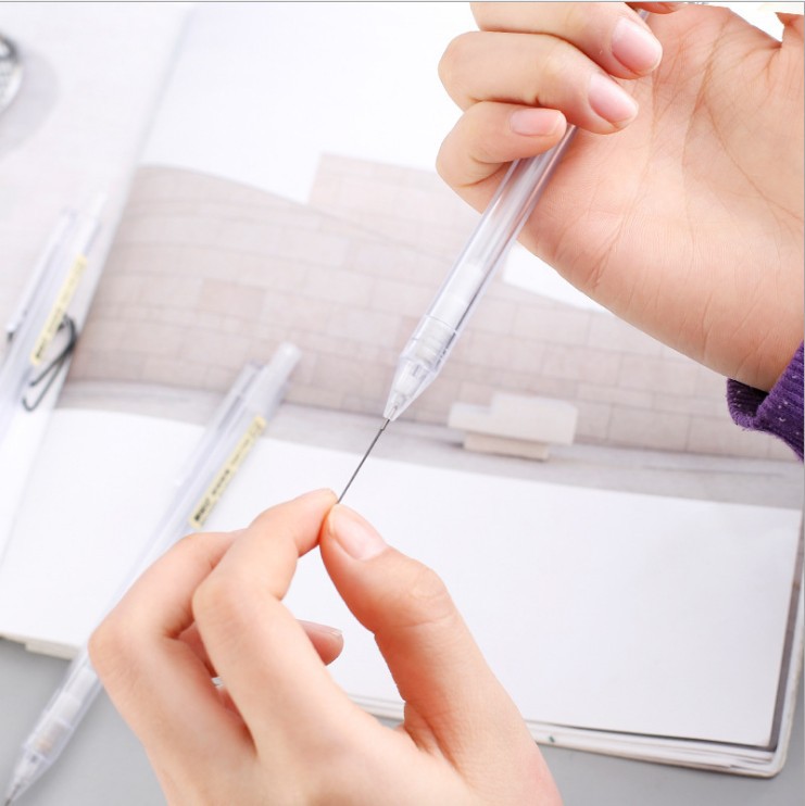 Tianzhuo stationery beginner 2B pencil primary school exam transparent frosted automatic pencil automatic pen 01720