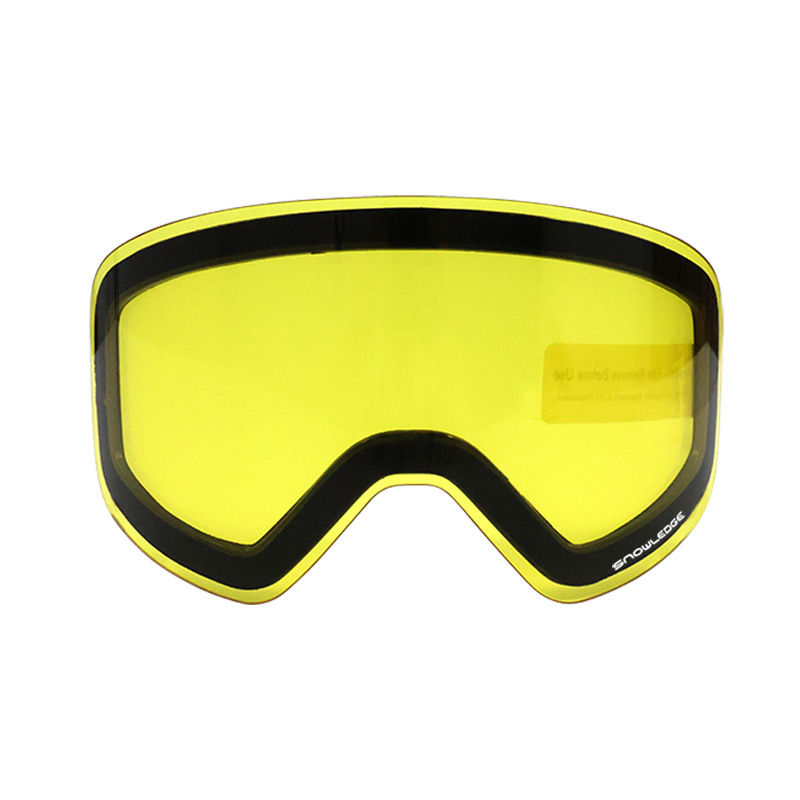 Ski goggles magnetic absorption cylindrical anti-fog anti-UV lens_voghion.com