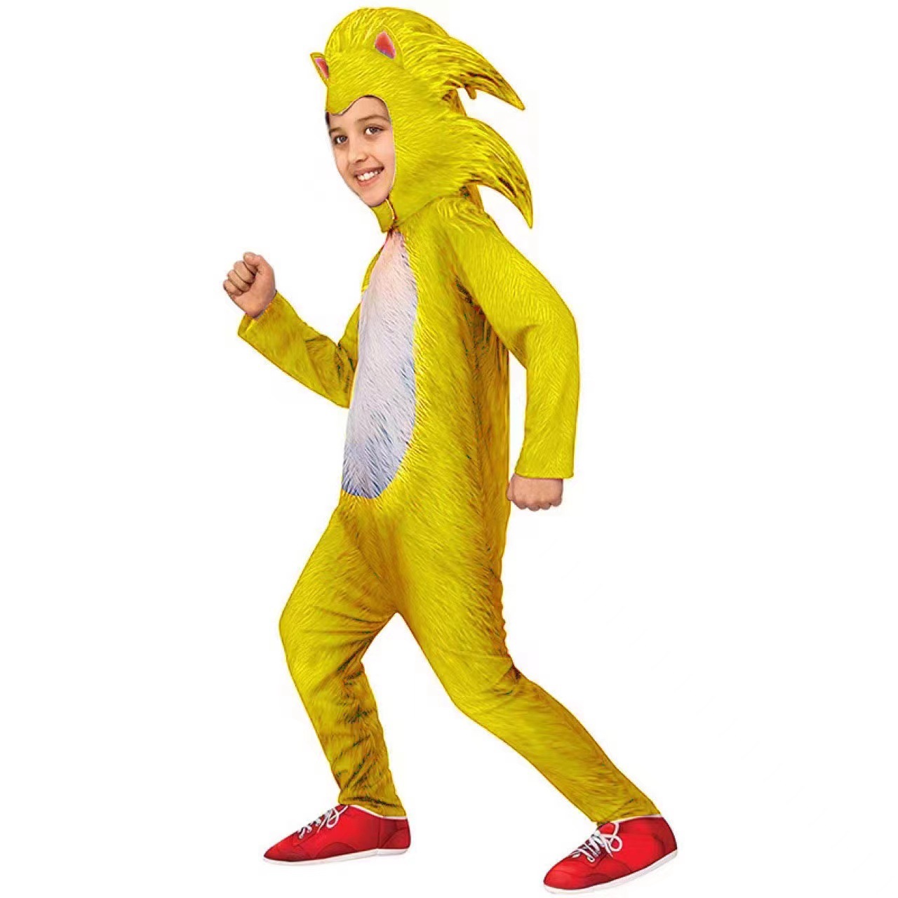 萬聖節狂歡節cos服裝刺蝟索尼克服裝超音速小子sonic 索尼克表演