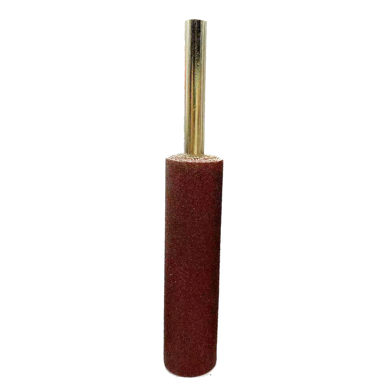 Factory wholesale large cylindrical emery cloth grinding head woodworking root carving metal polishing head impeller 6mm handle