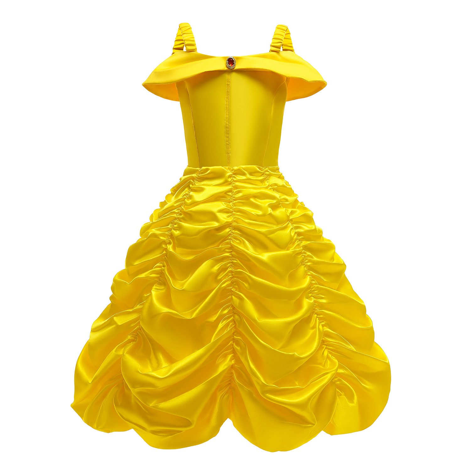 20.18 million Holy Festival Bell Princess Dress Girls Skirt Summer Belle Beauty and the Beast Kids Dress