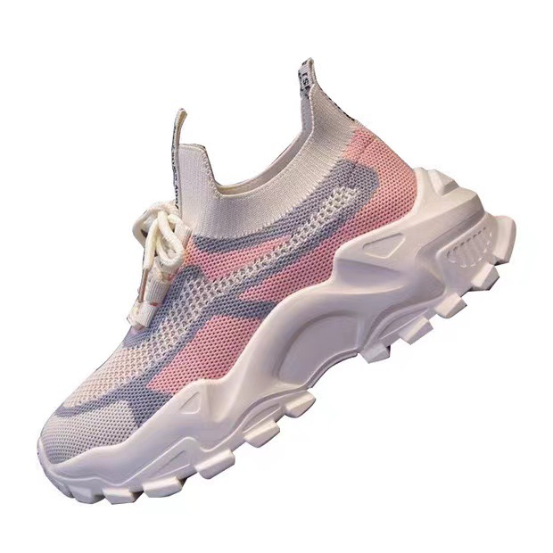 2024 spring and summer new women's shoes daddy shoes fashionable shoes student sneaker casual shoes
